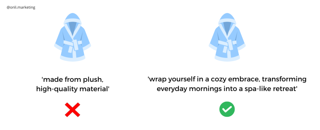 luxurious bathrobe example